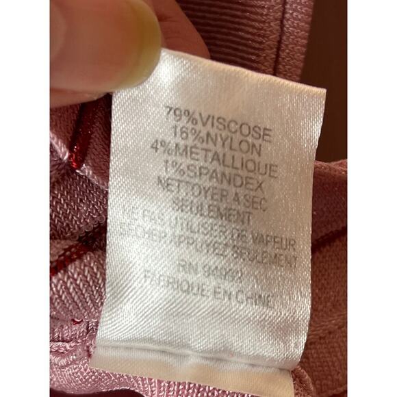 Jonathan Simkhai Pink Bell Sleeves Knit Sweater Women's Size XS - Picture 7 of 7